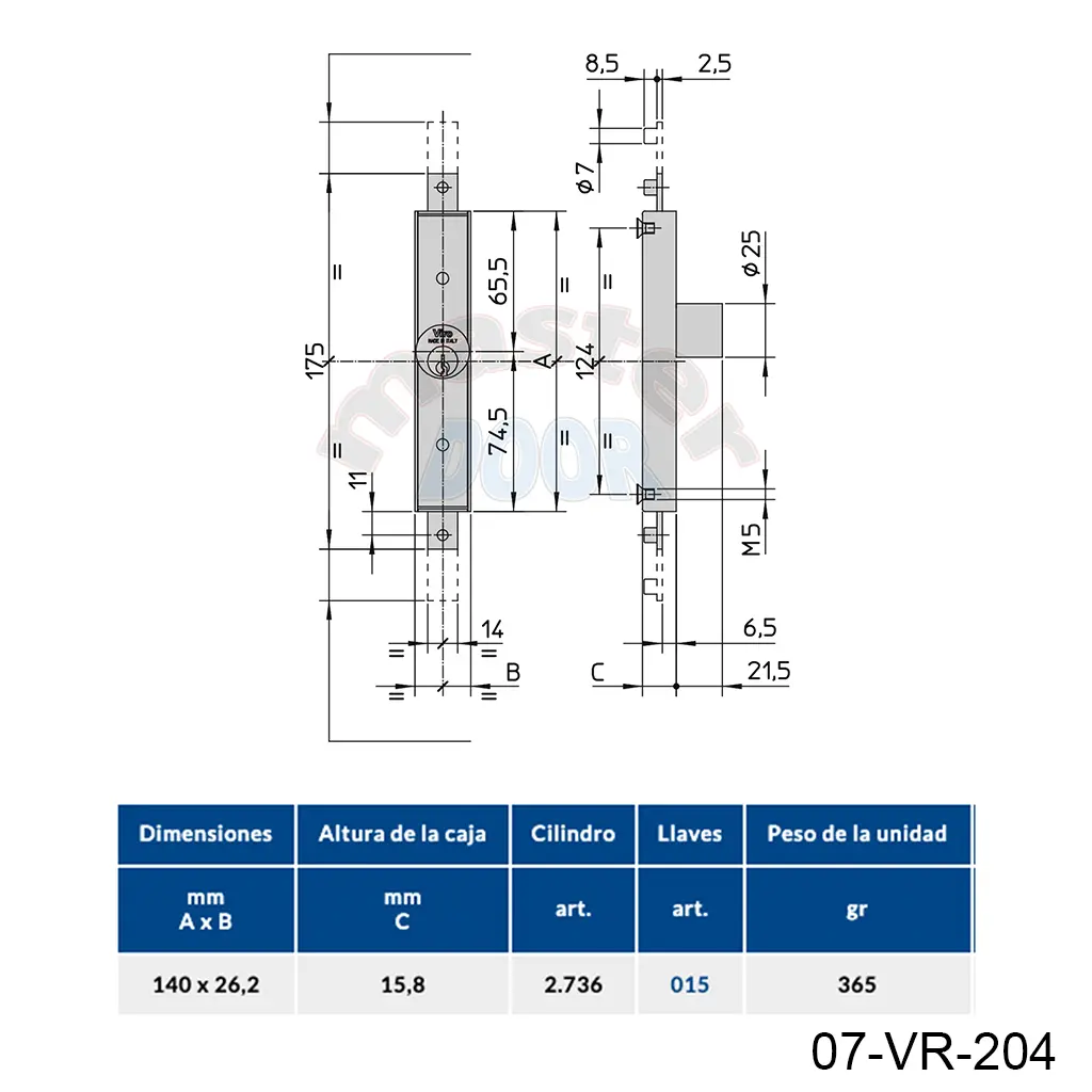 Dimensiones Cerradura 1.8301 VR-204.webp