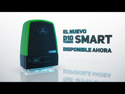 Kit Operador CENTURION D10 Smart TURBO, 120V/24V, cap. De arrastre 250/1000kg, depende de la velocidad a elegir, incluye 6.0m Cremallera, Bateria y 2 control.