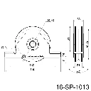 rueda con base V 90mm sp-1013.webp