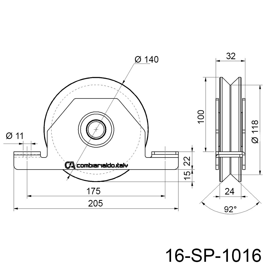 rueda con base V 140mm sp-1016.webp