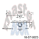 base tuerca para ajustar carretilla st-0023.webp