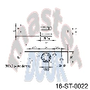 base tuerca para ajustar carretilla st-0022.webp