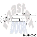 BIsagra con perno de laton y balero A 257 16-AB-0005 cota.webp