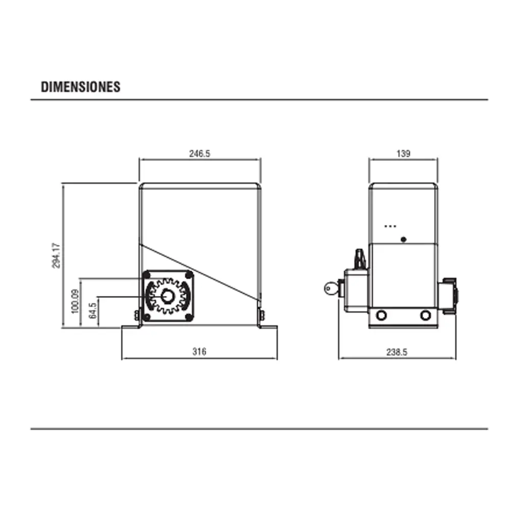 Dimensiones PASS