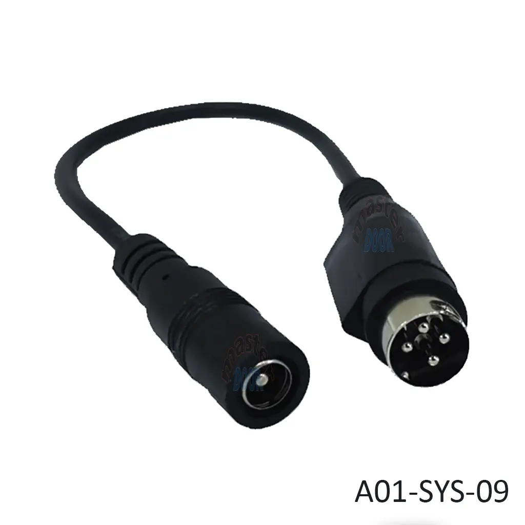 Adaptador Uni. DC hembra a minidin 4 pines macho, para DVR epcom/hikvision y otros. CHDCM4P