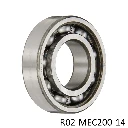 Balero para la transmision del MEC-200 (6206), va entre la campana y la flecha sin fin.