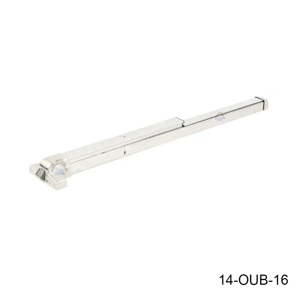 Barra Antipanico Horizontal de empuje de 48", peso 120kg, max. UL 1-1/2 hora contra fuego. Inox. SS304 (UL5000HS)