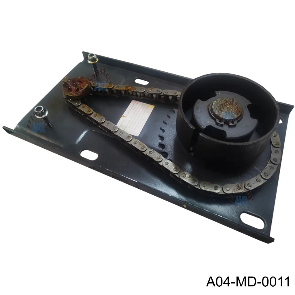[A04-MD-0011] Base Metalica para Operador RD-150-12V con Sprocket y sistema de seguridad