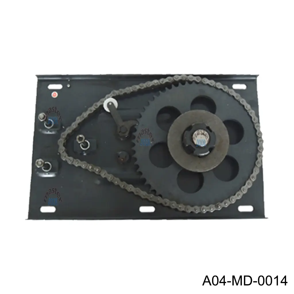 [A04-MD-0014] Base Metalica para Operador RD-400-12V con Sprocket y sistema de seguridad