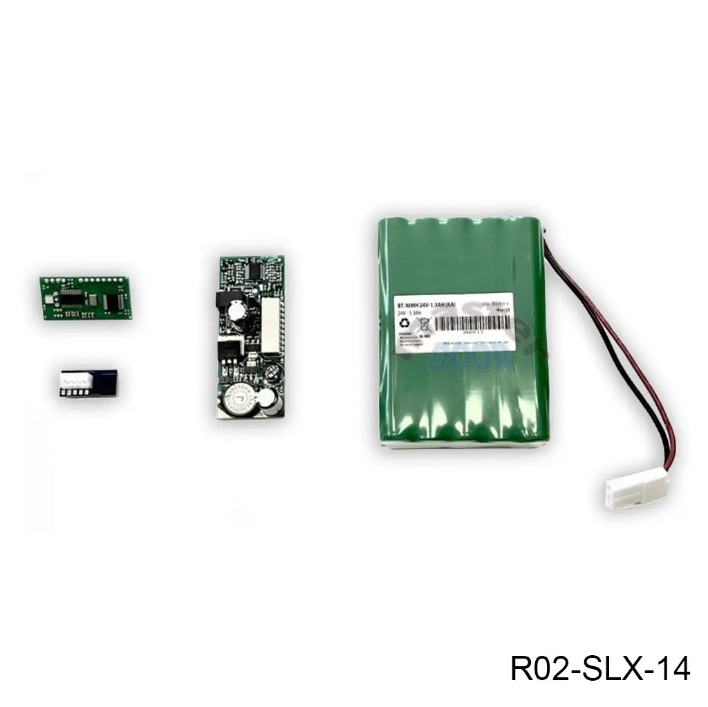 [R02-SLX-14] Bateria de Respaldo 24V, Litio + Tarjeta cargador de batería, para Op. Cardin SLX