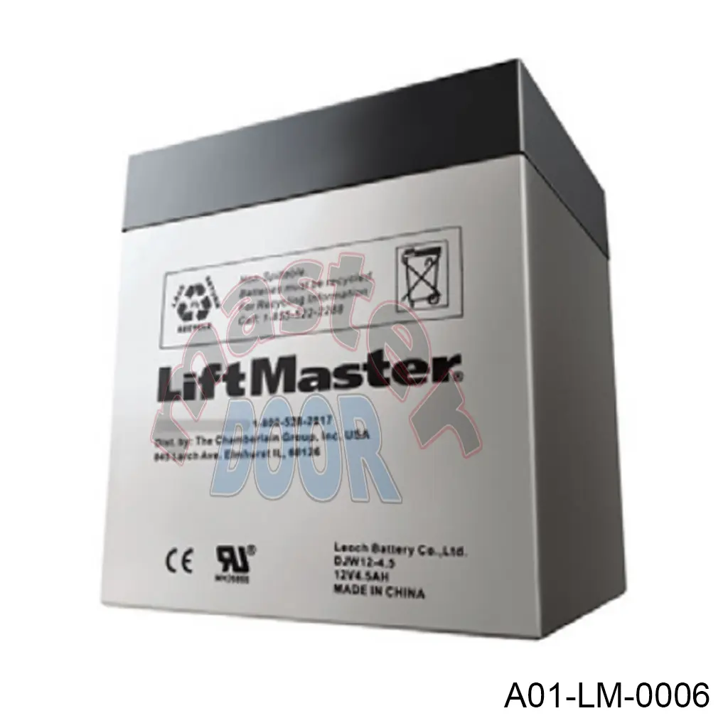 [A01-LM-0006] Bateria de Respaldo para Op. G7511-711W-7511W-7512W y otros, 12VCD, Mod. 485LM