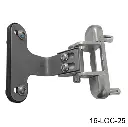 Bisagra 3DM, Regulable en 3 dimensiones, carcasa inox, 150Kg, 180º, montaje con expansor Quick-Fix M8-40mm
