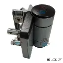 Bisagra DINO, doble balero, carcasa alum, 150Kg, 180º, montaje con expansor Quick-Fix M8-40mm