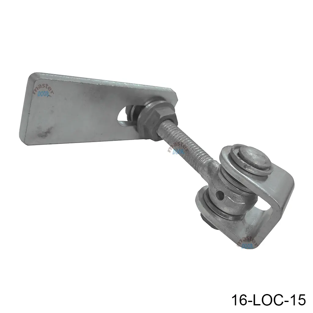 [16-LOC-15] Bisagra GBMU-Z-M12-90, regulable 3 dimensiones, acero zincado, para 100kg, 180º, para PTR. LOC