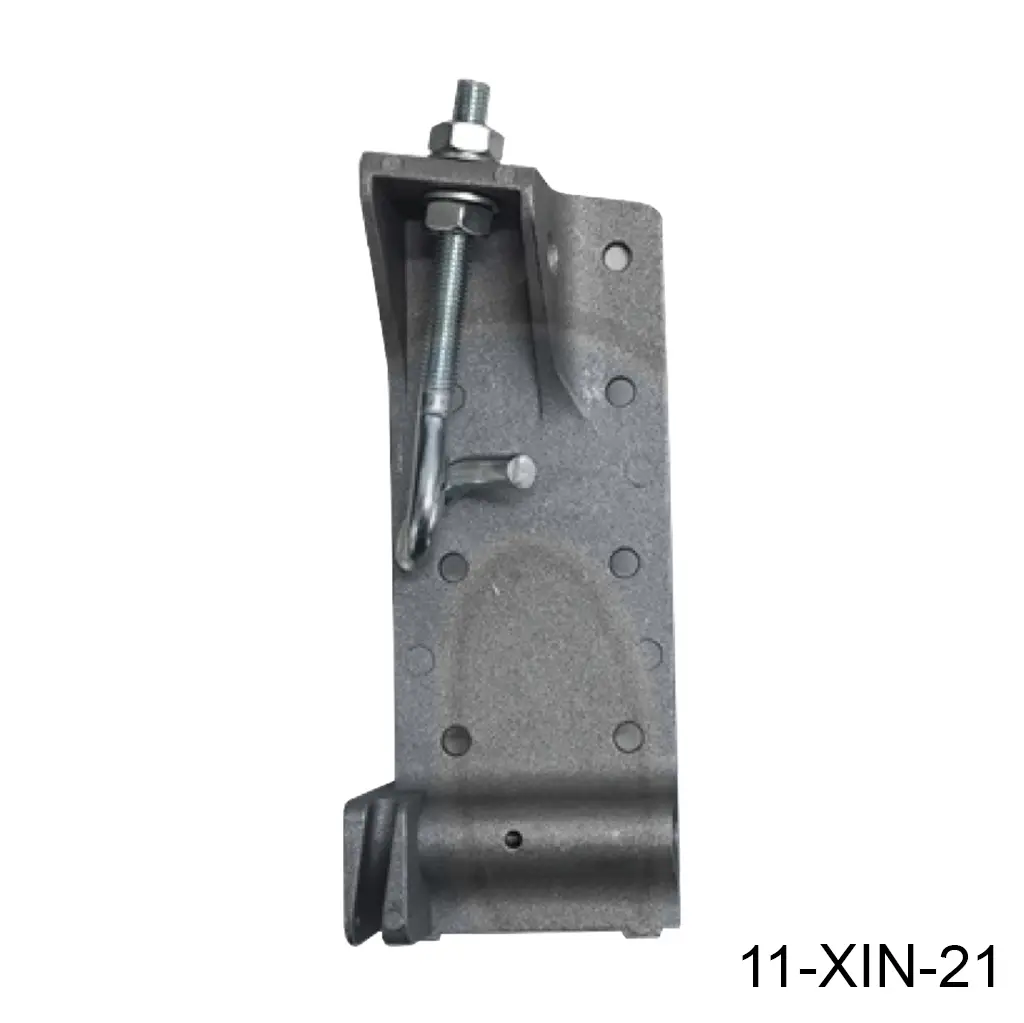 Bisagra Inferior de Aluminio con tornillo de ajuste para el cable de acero. LH