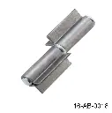 Bisagra con 2 Alas Abierta, 94mm, Ø20mm. A-120.90