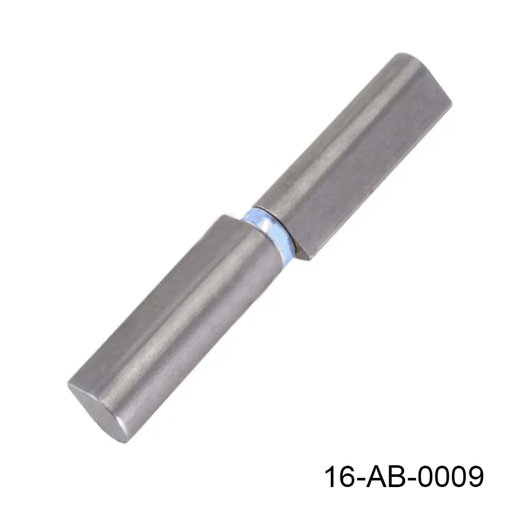[16-AB-0009] Bisagra con perno de Laton y balero postas inox,  120mm x 20mm, perno Ø9mm interior, para Puerta Abatible. A-261Z.16x20x120
