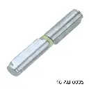 Bisagra con perno de Laton y balero,  120mm x 19mm, perno Ø9mm interior, para Puerta Abatible. A-257Z.16x18x120