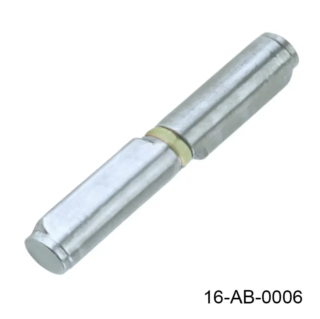 [16-AB-0006] Bisagra con perno de Laton y balero,  140mm x 19mm, perno Ø9mm interior, para Puerta Abatible. A-257Z.16x18x140