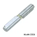 Bisagra con perno de Laton y balero, 150mm x 25mm, perno Ø14mm interior, para Puerta Abatible. A-257Z.22x25x150