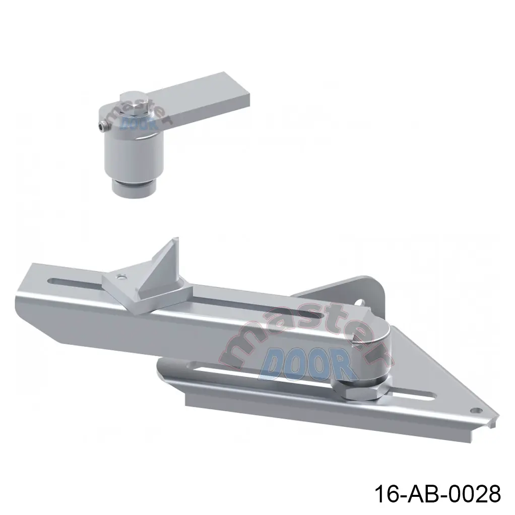 Bisagra de Llegada Inclinada LH, aplica cuando la puerta llega con un ángulo de inclinación, Incluye Bivelo