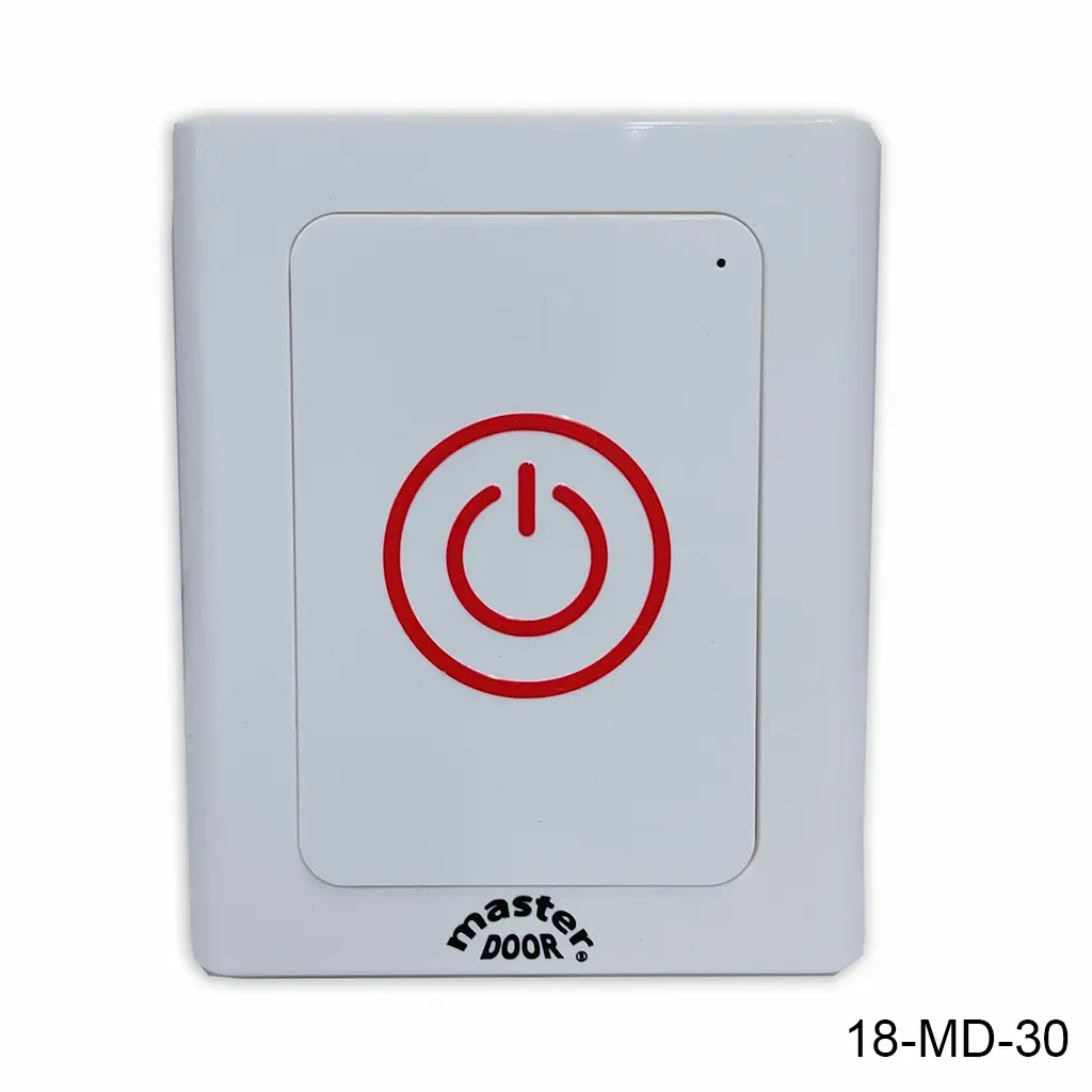 Boton / Interruptor de Pared Inalambrico 1T, F433 para Operador MD y otros. WWS02