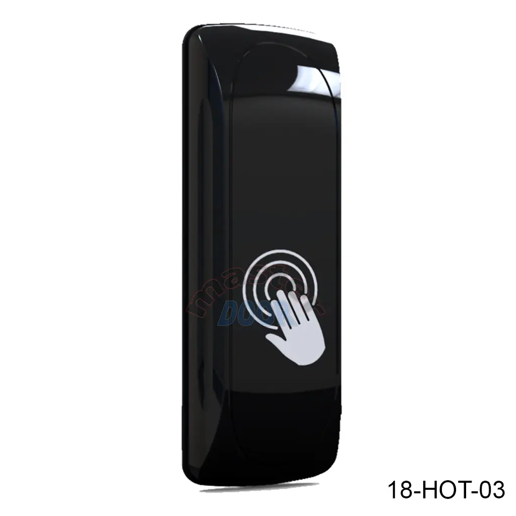 Boton / Interruptor de Pared J-WAVE, Sin tocar, detencion de 10 a 30cm, tiene luz led, Tecnologia infrarojo activo, va cablea. Hot