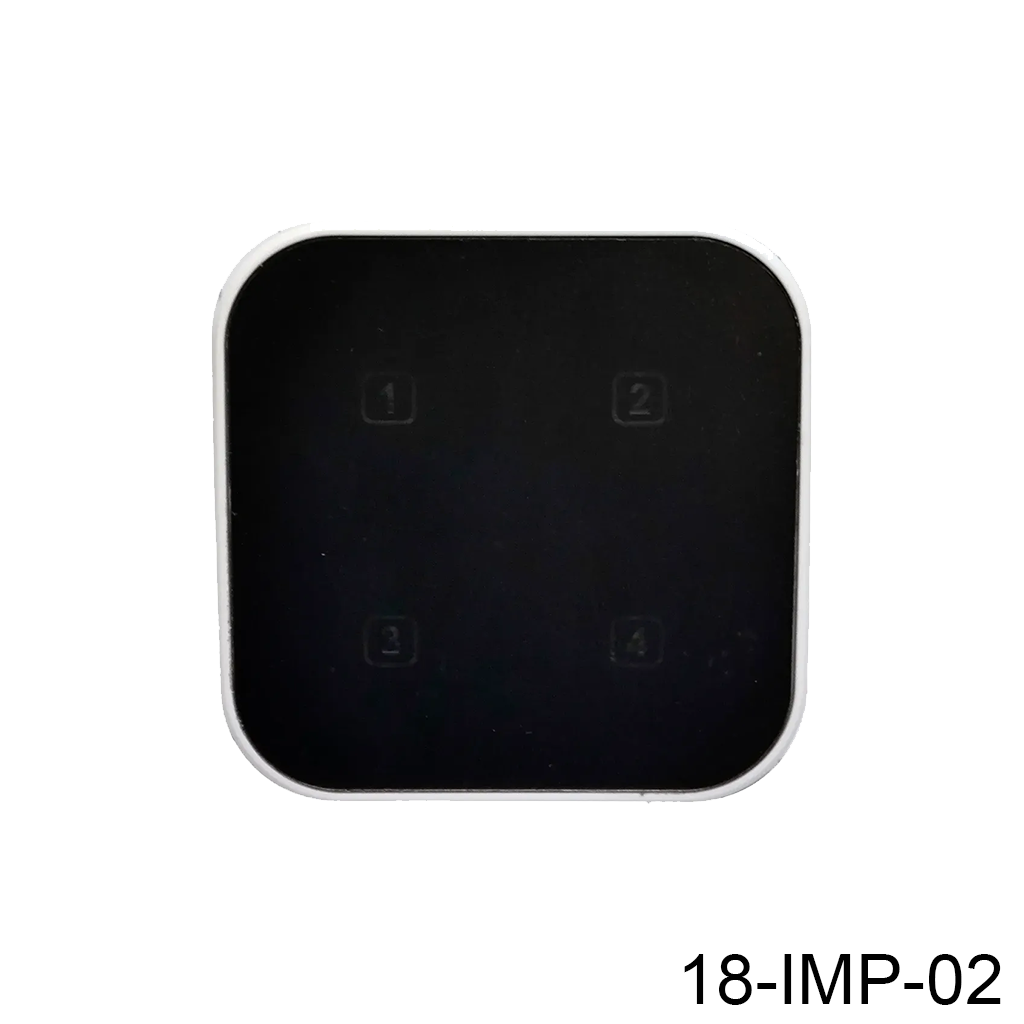 [18-IMP-02] Boton de Pared Premium Touch 4T Mod. CM01