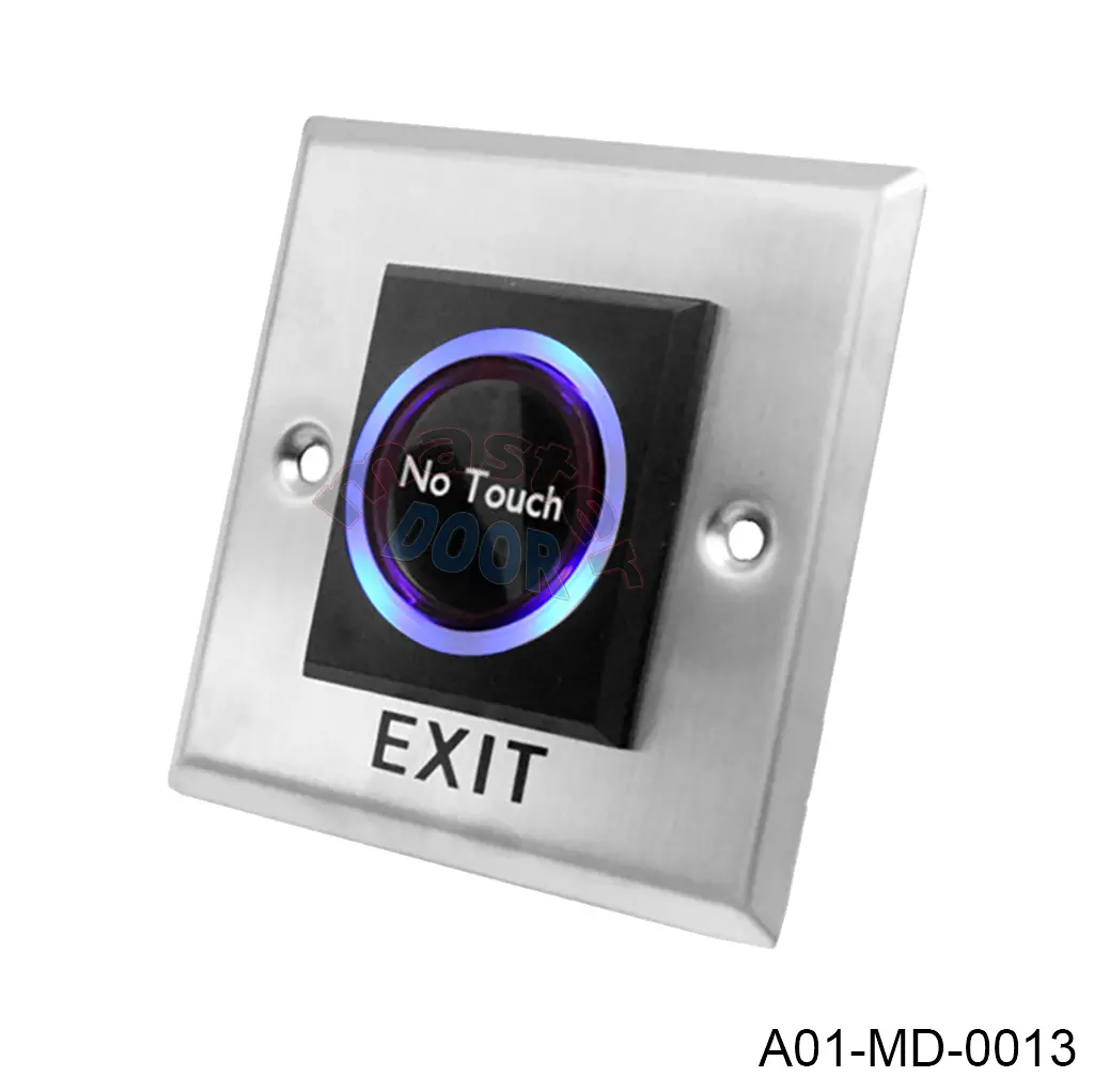[A01-MD-0013] Boton de Salida sin Tocar , 12-24V, COM-NO-NC, detección de 1-10cm. Se