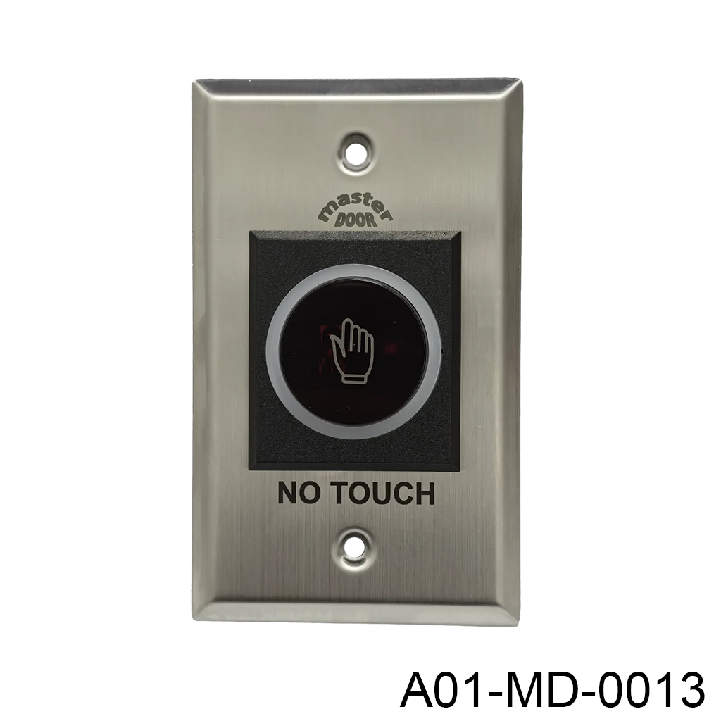 [A01-MD-0013] Boton de Salida sin Tocar , 12-24V, COM-NO-NC, detención de 1-10cm. Se