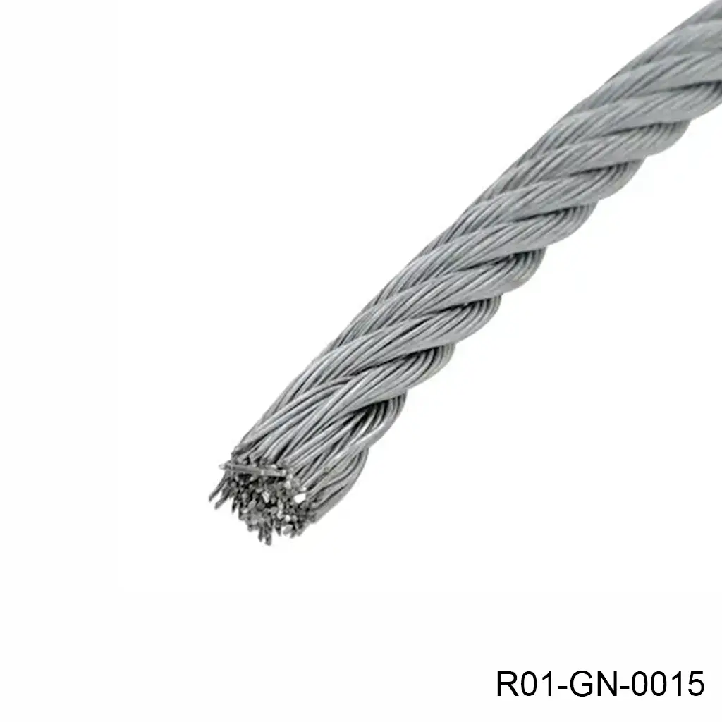 Cable de acero 1/4, metro