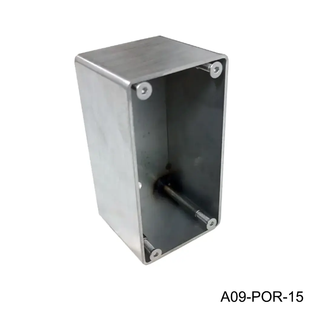 [A09-POR-15] Caja Metalica para switch de llave SS 80x40 6P