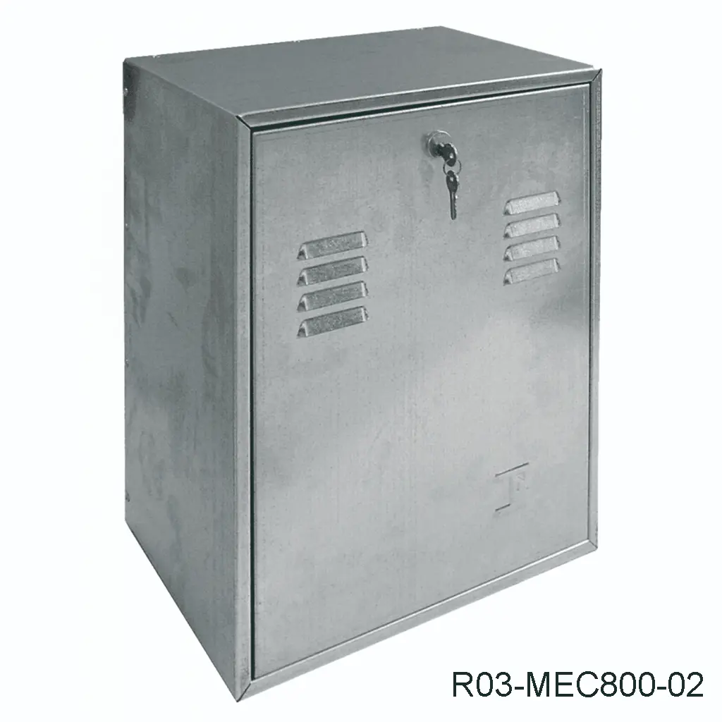 [R03-MEC800-02] Caja Metalica para unidad Hidraulica Sencilla, del MEC-800