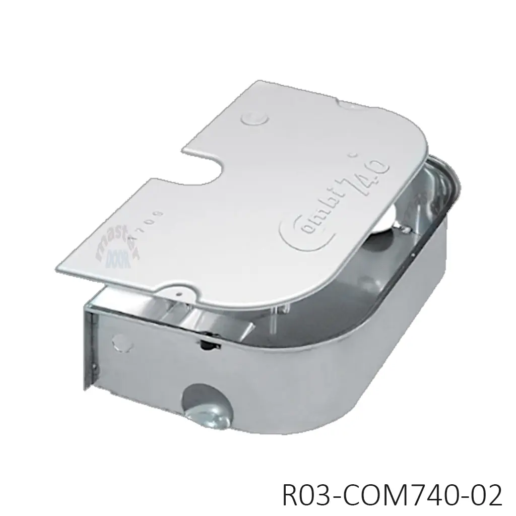 Caja con tapa para operador COMBI-740, 110º