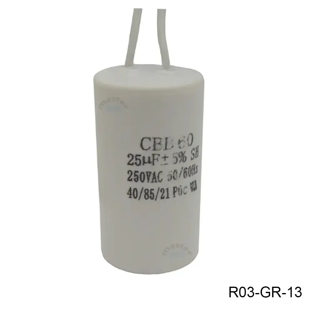[R03-GR-13] Capacitor 25mf, 250V para piston GR-300 120V