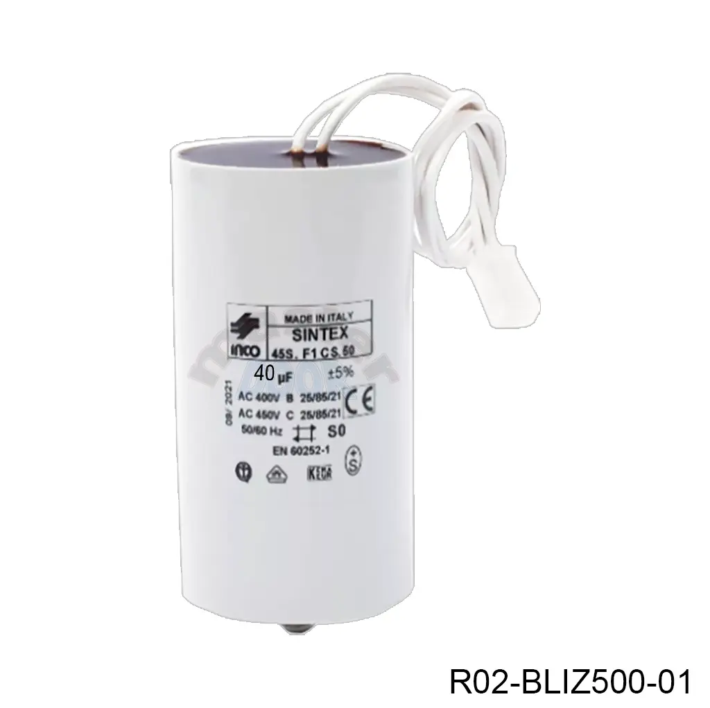 Capacitor de 40Mf para Operador BLIZZARD-500