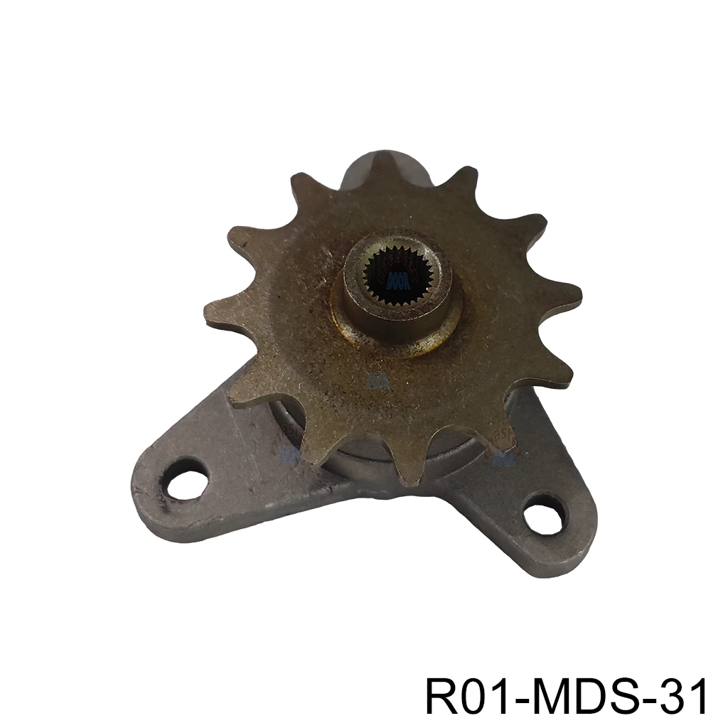 [R01-MDS-31] Catarina / Sprocket corta, para Riel T, va en la salida de la flecha de motor eléctrico para Op. MDSpeed-1000 y otros. VA