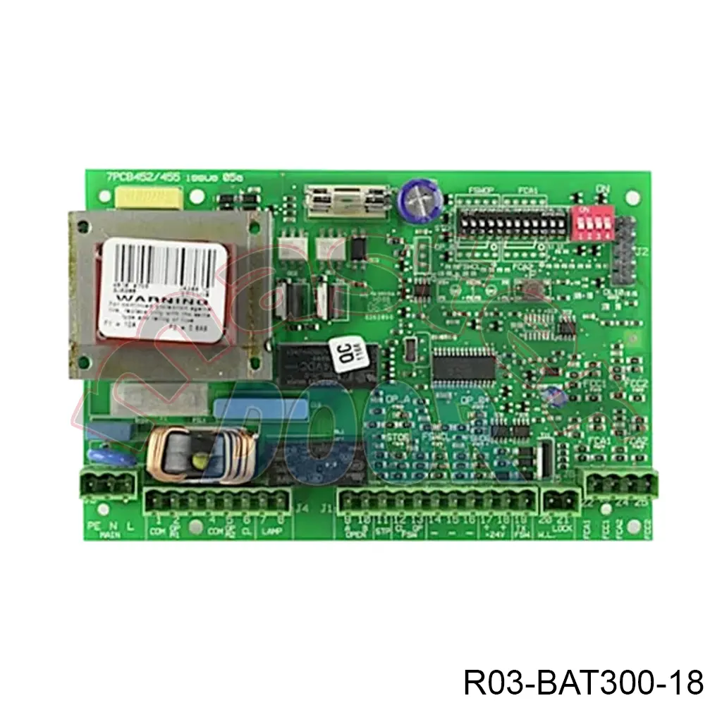 Cerebro Tarjeta Electronica JA-388 para GBAT-300/ROLLER 120V, con su contenedor