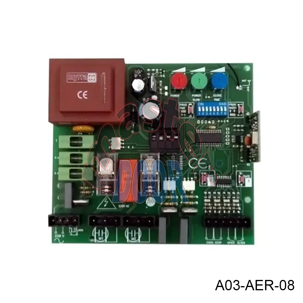 Cerebro Tarjeta Electronica Mod. CP DUAL 2F4 MN O.C STD para Op. GR-300, 120V y otros, con su contenedor, tiene receptor integrado. Aer