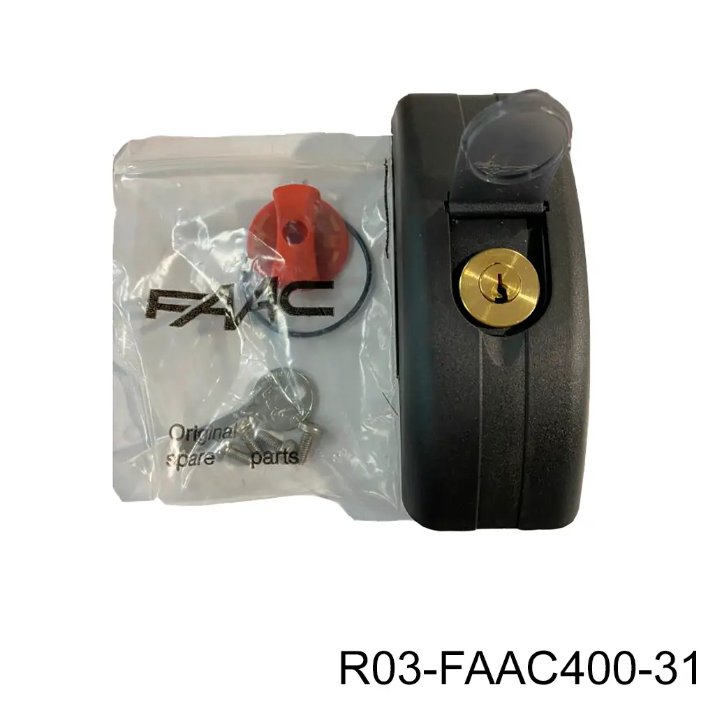 [R03-FAAC400-31] Chapa de Desbloqueo externo para FAAC-400/422 NV