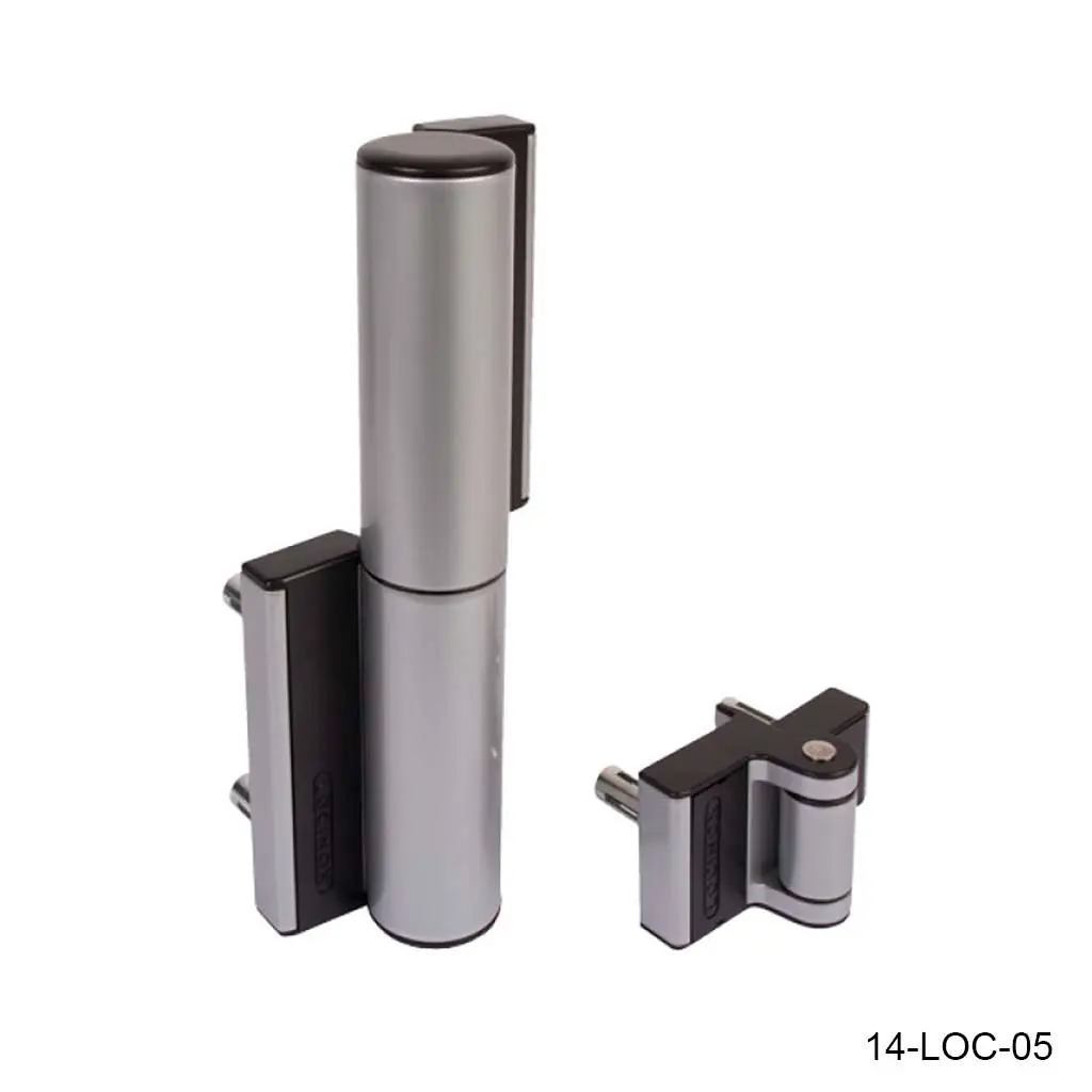 [14-LOC-05] Cierrapuerta TIGER Hidraulico, 500,000C, 0.90m ancho, 100kg de peso max, 180º, la fuerza, velocidad y golpe final son regulables, incluye: Bisagra PUMA. Loc