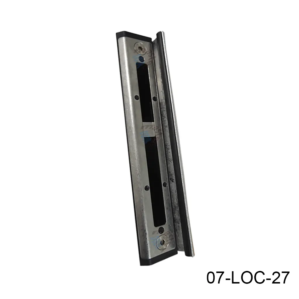 Contra SHKM para Cerradura Embutida Abatible H-METAL, para PTR 40-60mm, de acero inox.