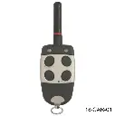 Control Remoto Bidireccional Car. con Antena, 4T, hasta 700m de alcance. Ocupa cargador se vende por separado