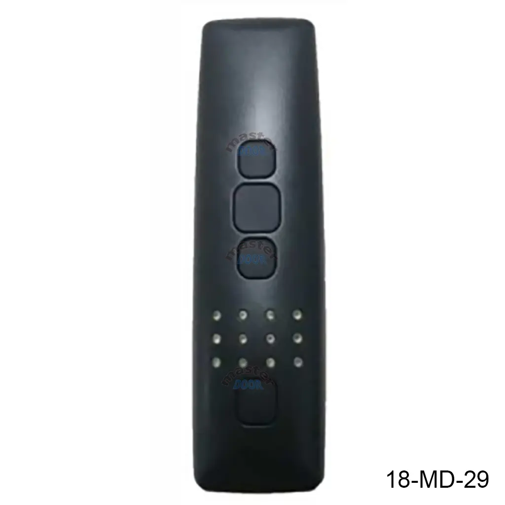 Control Remoto MD, Multi Universal 12 canales, acepta frecuencia 300-900 Mhz. para persianas (se puede programar hasta 12  tarjetas receptoras)