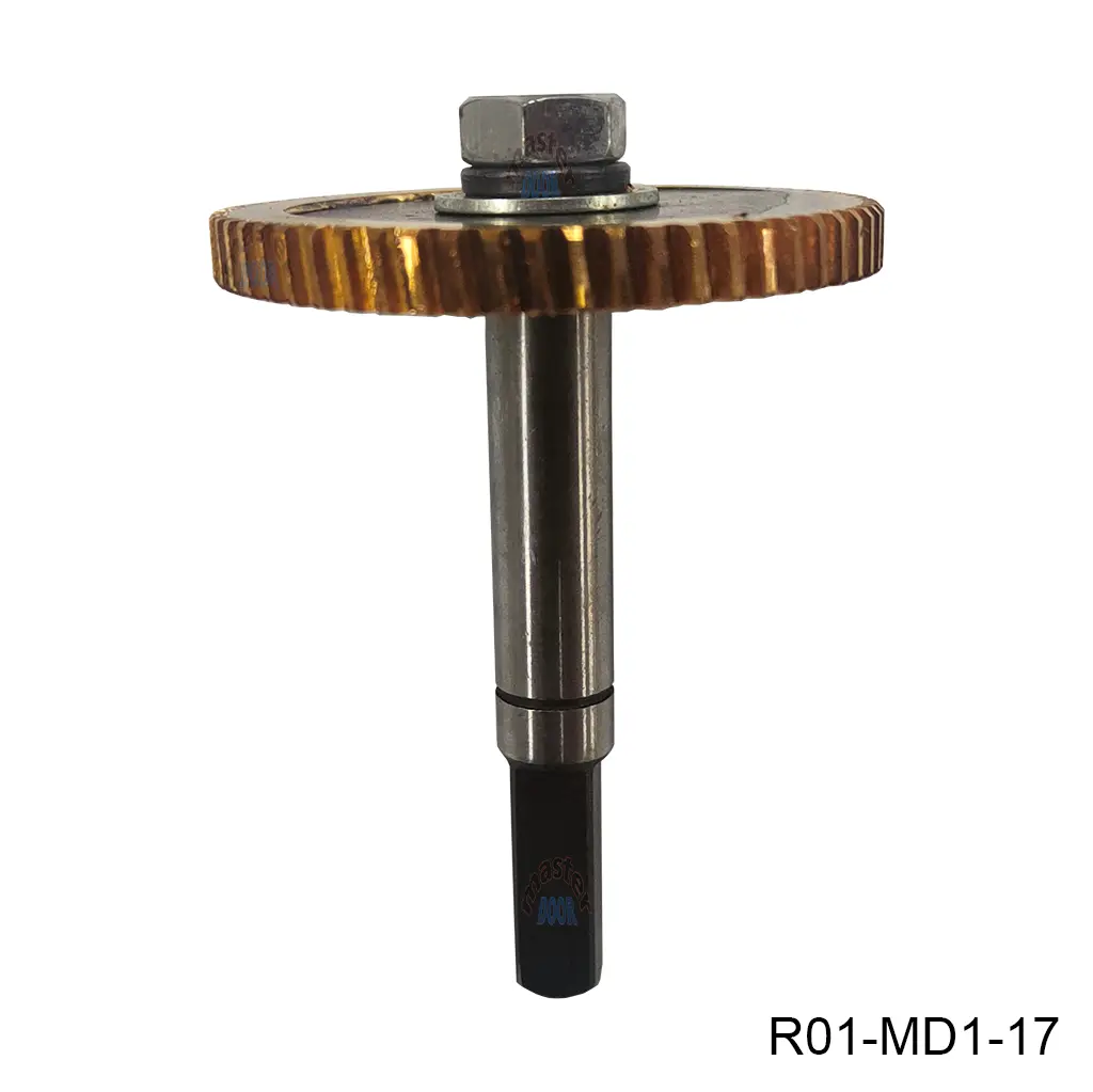 Corona con Flecha para transmisión del motor eléctrico del MD-1000, (corona de bronce).