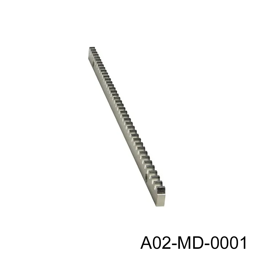[A02-MD-0001] Cremallera 12mm X 30mm X 1-Metro de Largo Acero Galv.