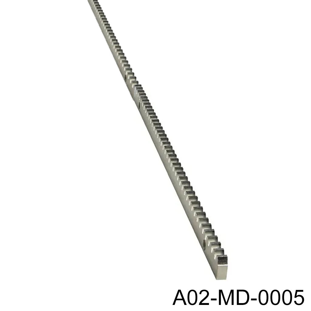 [A02-MD-0005] Cremallera 12mm X 30mm X 2-Metros de Largo Acero Galv