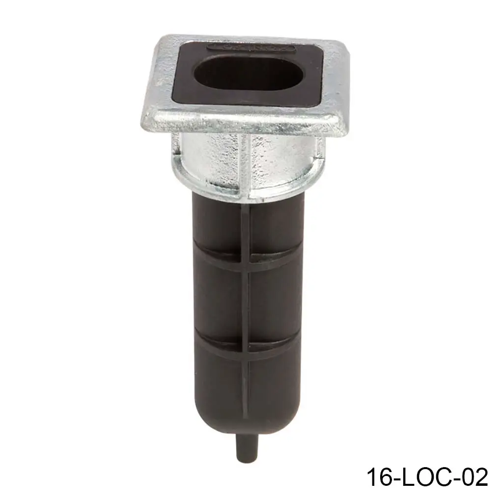 Cubre Agujero con tope OGS, de Poliestireno, caja desmontable con manguera de evacuación, para pasadores KEYDROP / VSF / VSA. LOC