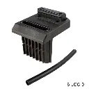Cubre Agujero sin tope EGS, placa de acero con polipropileno, para pasadores KEYDROP / VSF / VSA. LOC