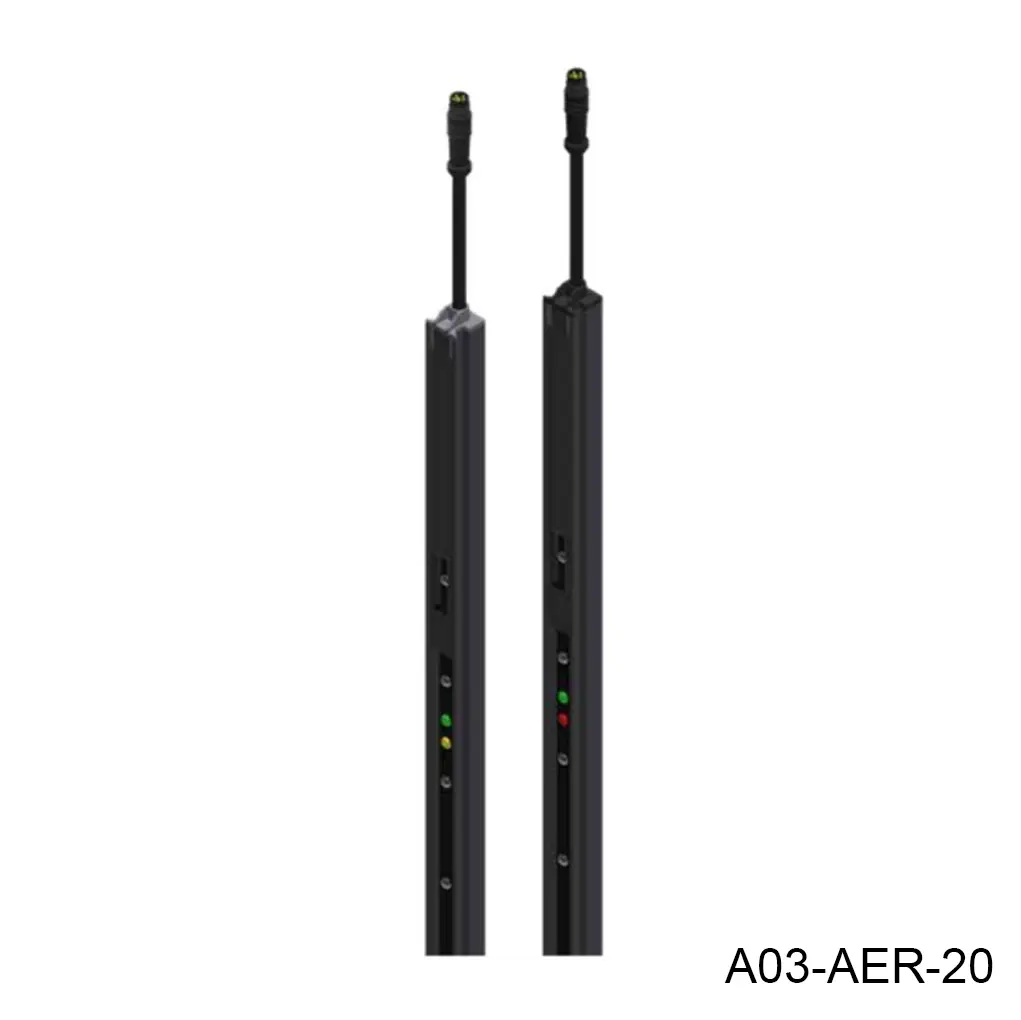 Fotocelda de Cortina Mod. LIGI 2000MM (witt sensoric) salida Rele, para Puerta Rapida. Aer